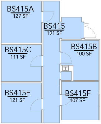 Floor plan for the MBP office