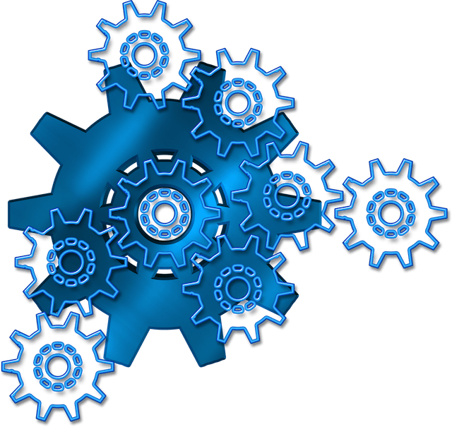 Gears blue from Pixabay