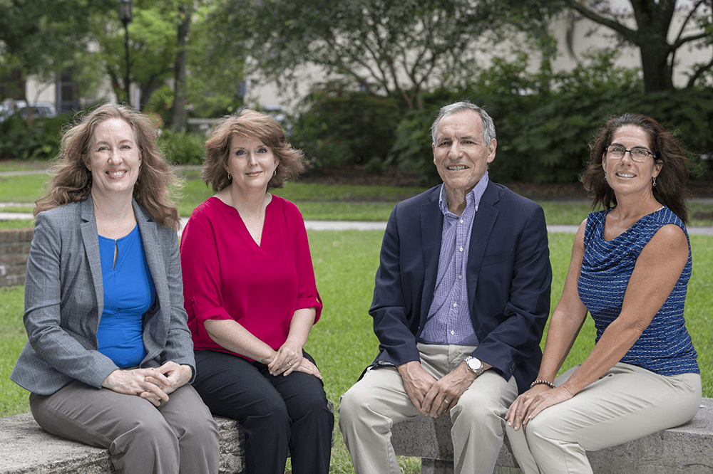From left to right: CAPTIVA investigators Drs. Jordan Elm, Tanya Turan, Marc Chimowitz and Renee Martin.