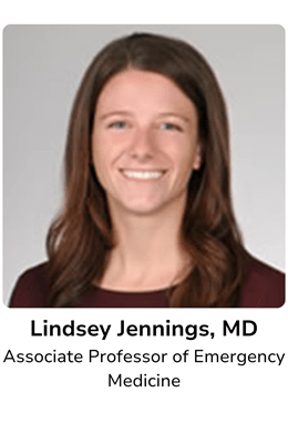 Lindsey Jennings, MD, Associate Professor of Emergency Medicine